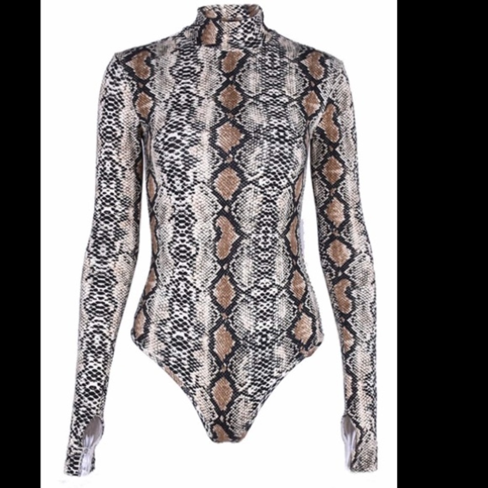 Snake skin bodysuit